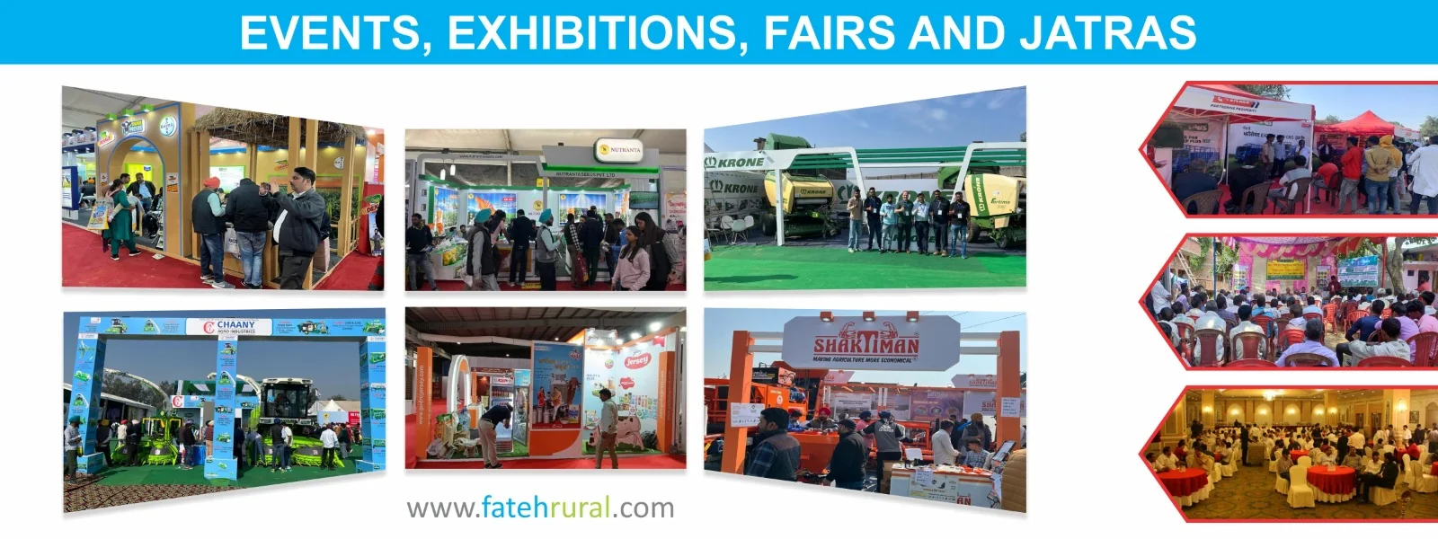 Fateh Rural Limited organizing rural exhibitions, kissan melas and agricultural fairs in India