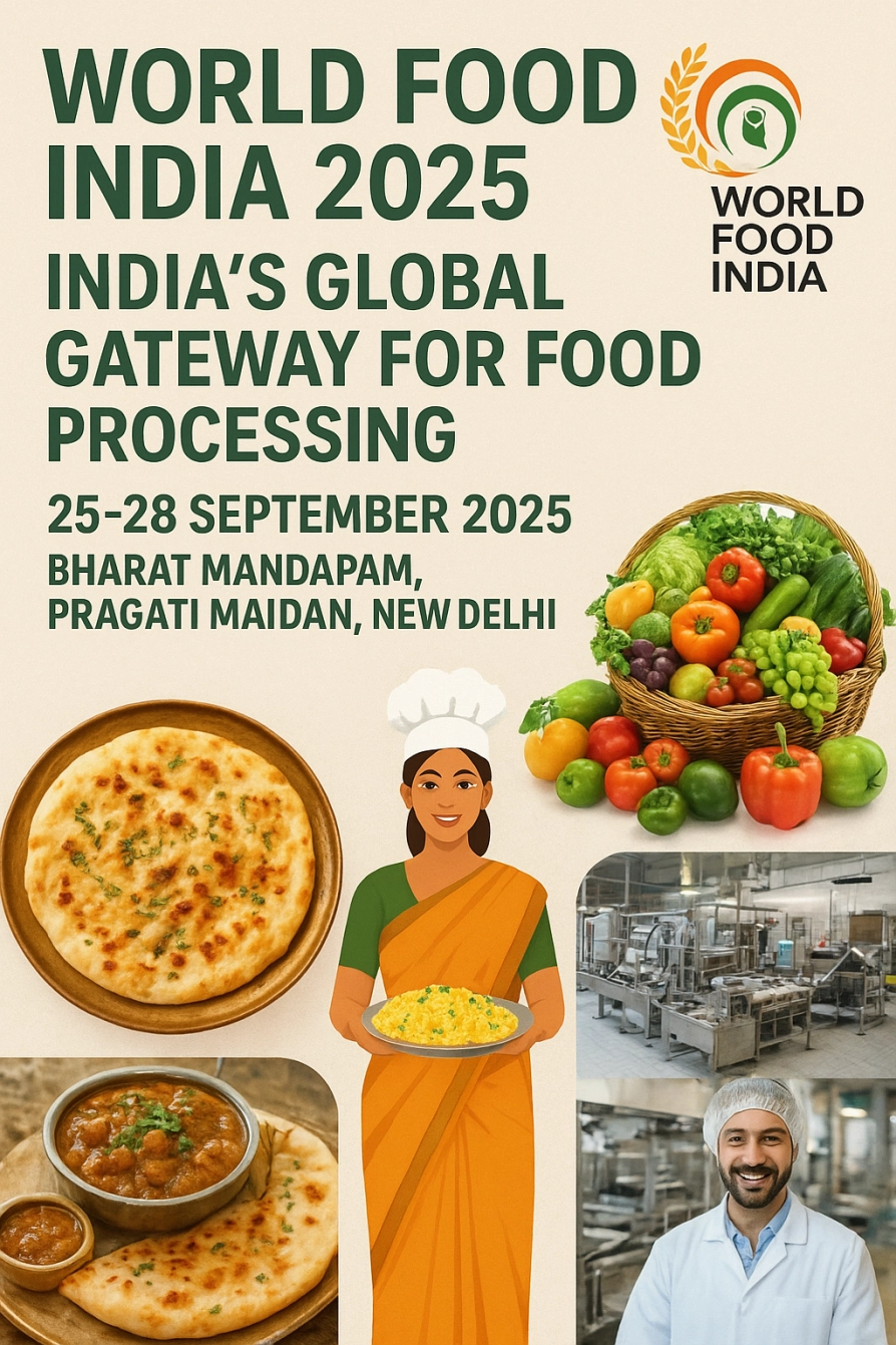 World Food India 2025 food processing exhibition at Pragati Maidan New Delhi by Fateh Rural Limited
